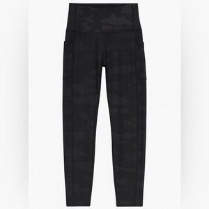 Yogalicious Lux Black Camo High Waist 7/8 Leggings with Pockets Yoga Size XS